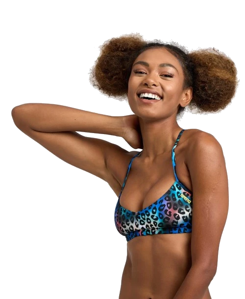 Arena W Bikini-top Bandeau Live R multi/yellow M