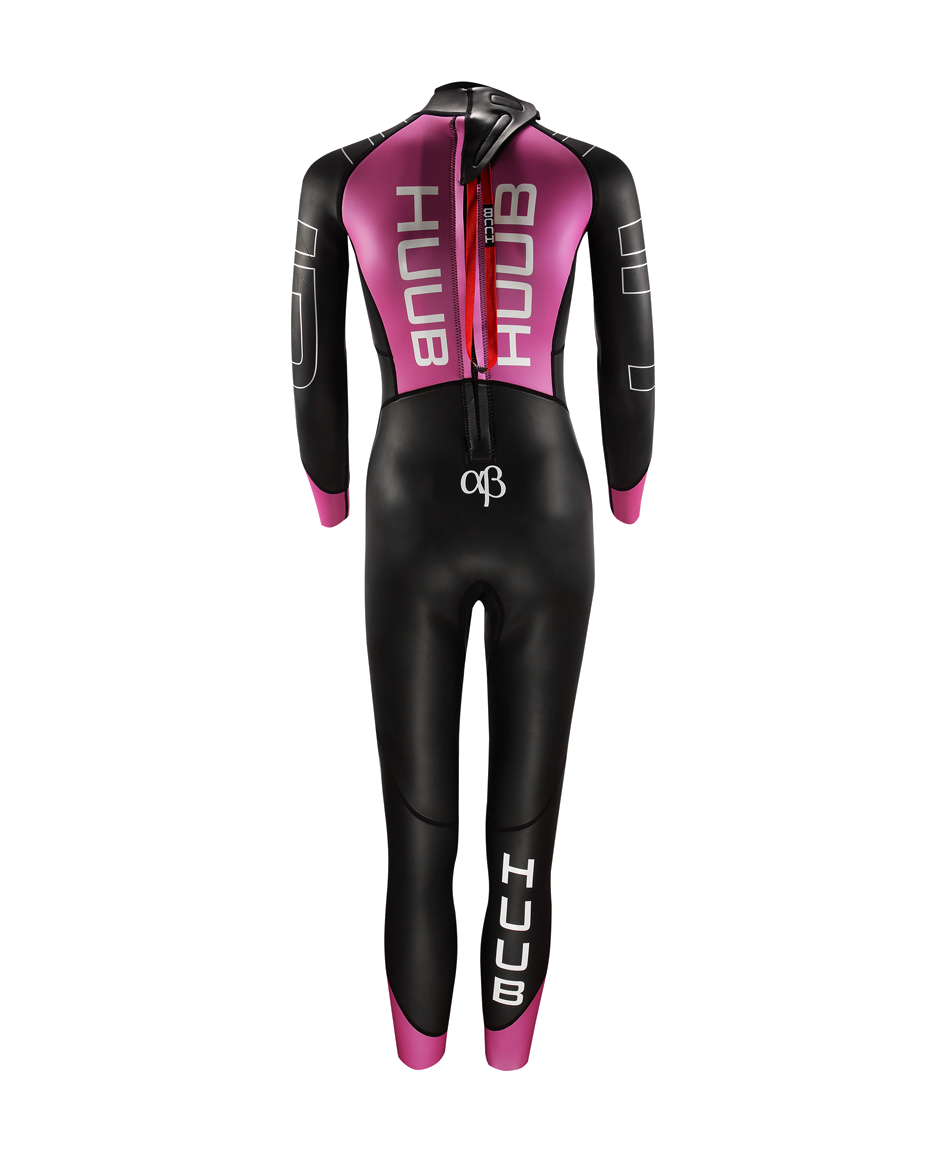 Huub wetsuit W alphaBeta black/pink XL