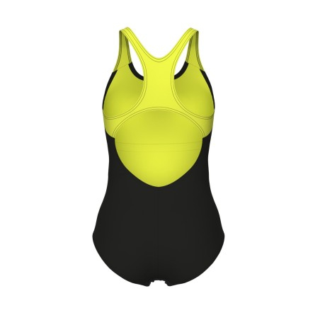 Arena W Swimsuit monogram controlpro low LB black soft-green F44