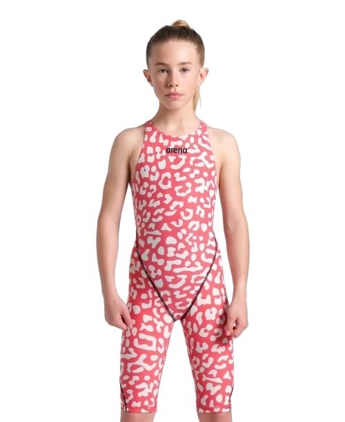 Arena G Swimsuit Powerskin ST next LE ob leopard-skin/geranium F12-13