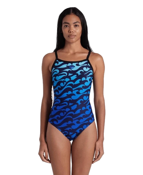 Arena W Swimsuit Surf up lightdrop-backblack/multi F38