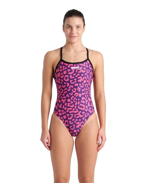 Arena W Swimsuit challenge-back fuchsia/multi F38