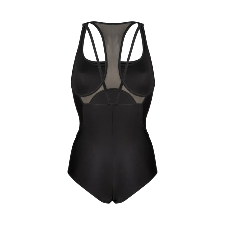 Arena W Swimsuit mesh panels power black F36