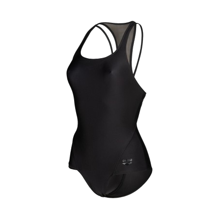 Arena W Swimsuit mesh panels power black F36