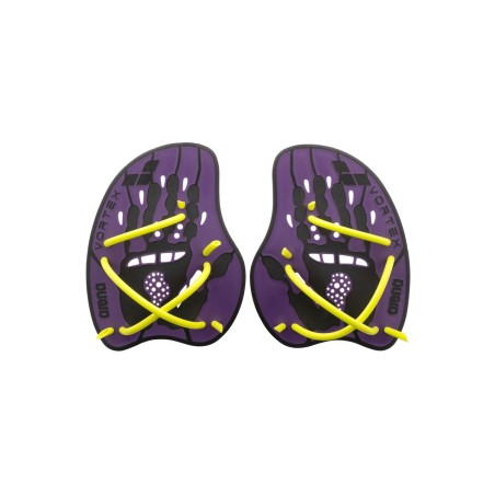 Arena Handpaddle Vortex evo plum artic lime L