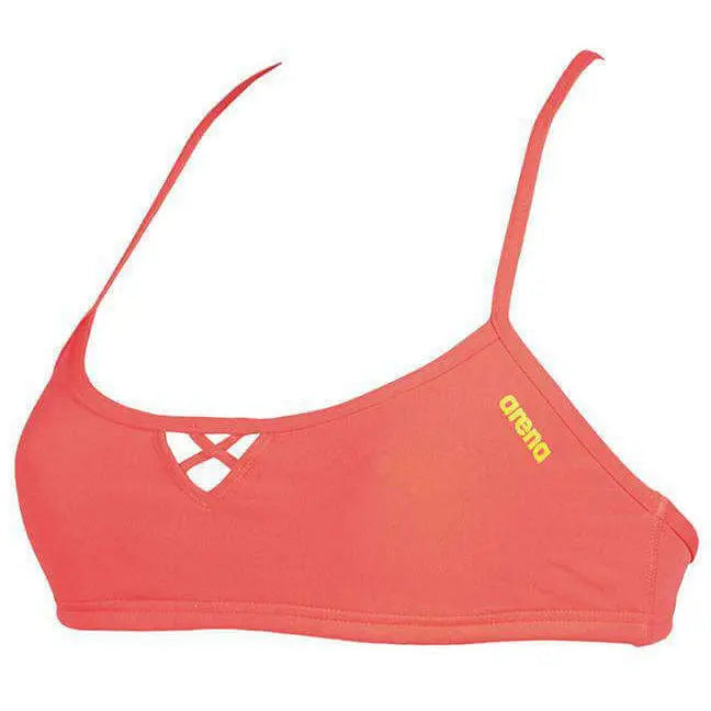 Arena W Bikini-Top Bandeau Be Roze Geel XL