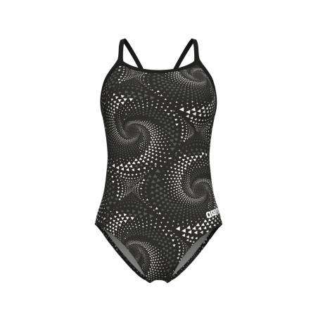 Arena W swimsuit Fireflow lightdrop back black- team black F34
