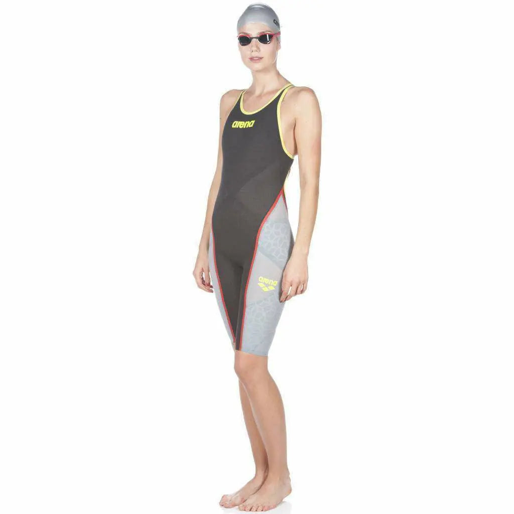 Arena W Swimsuit Powerskin Carbon Ultra FBSLOB dark-grey/fluo/yellow