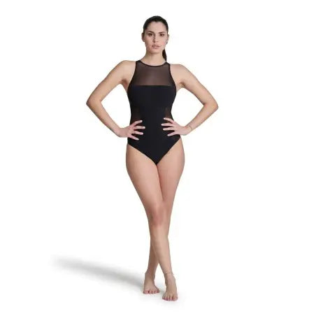 Arena W Swimsuit Mesh Panel Closed-back