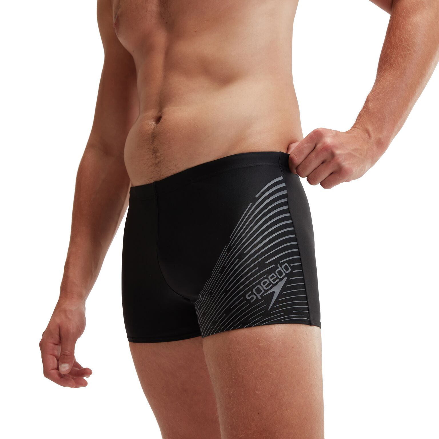 Speedo boxer Eco Medley logo aqsh black/grey D7/38