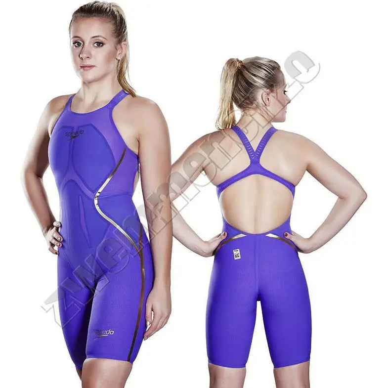 Speedo W Swimsuit Fastskin LZR Racer X Openback violet/gold UK26