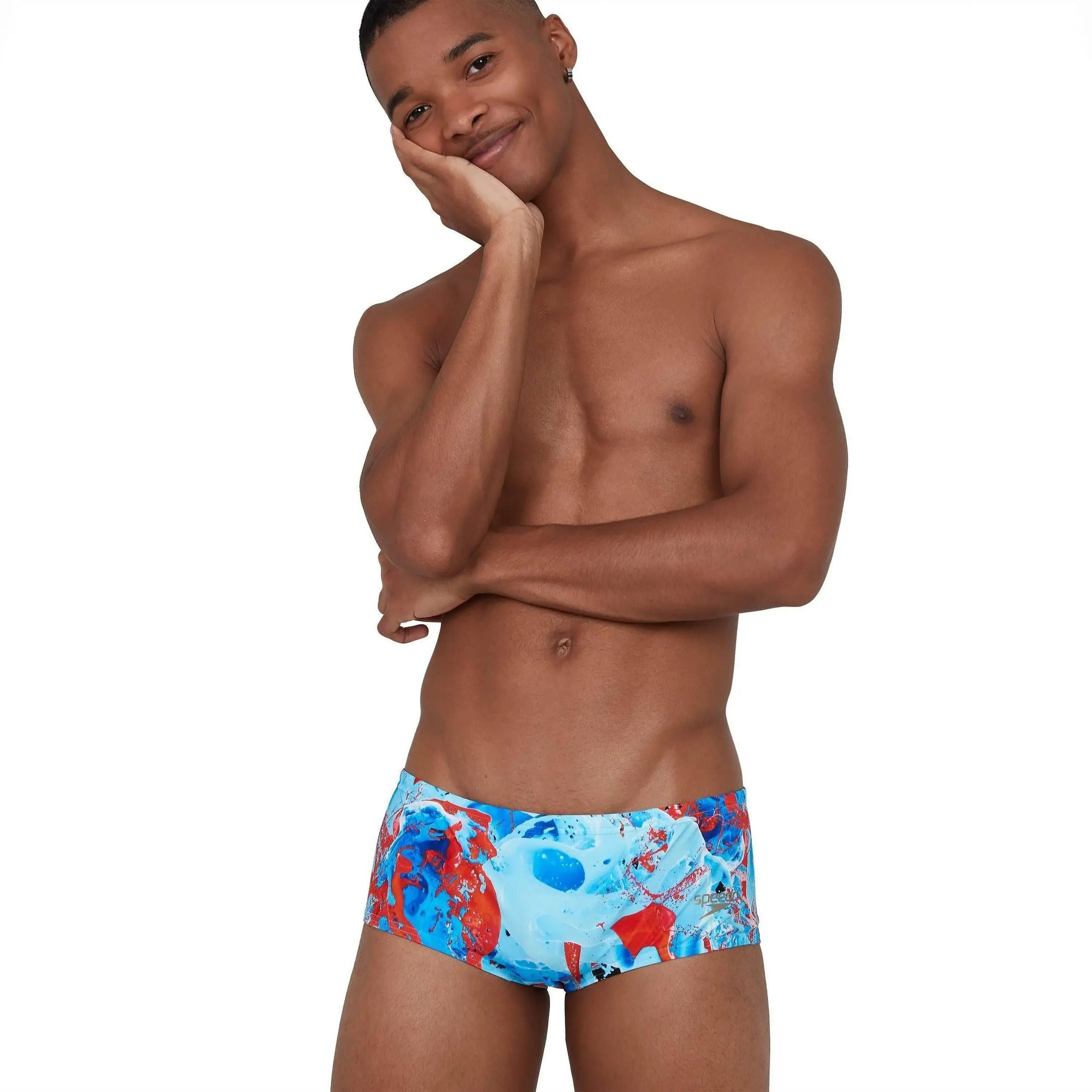 Speedo Allover Digital 14cm Brief ColourSplash 14cm 30