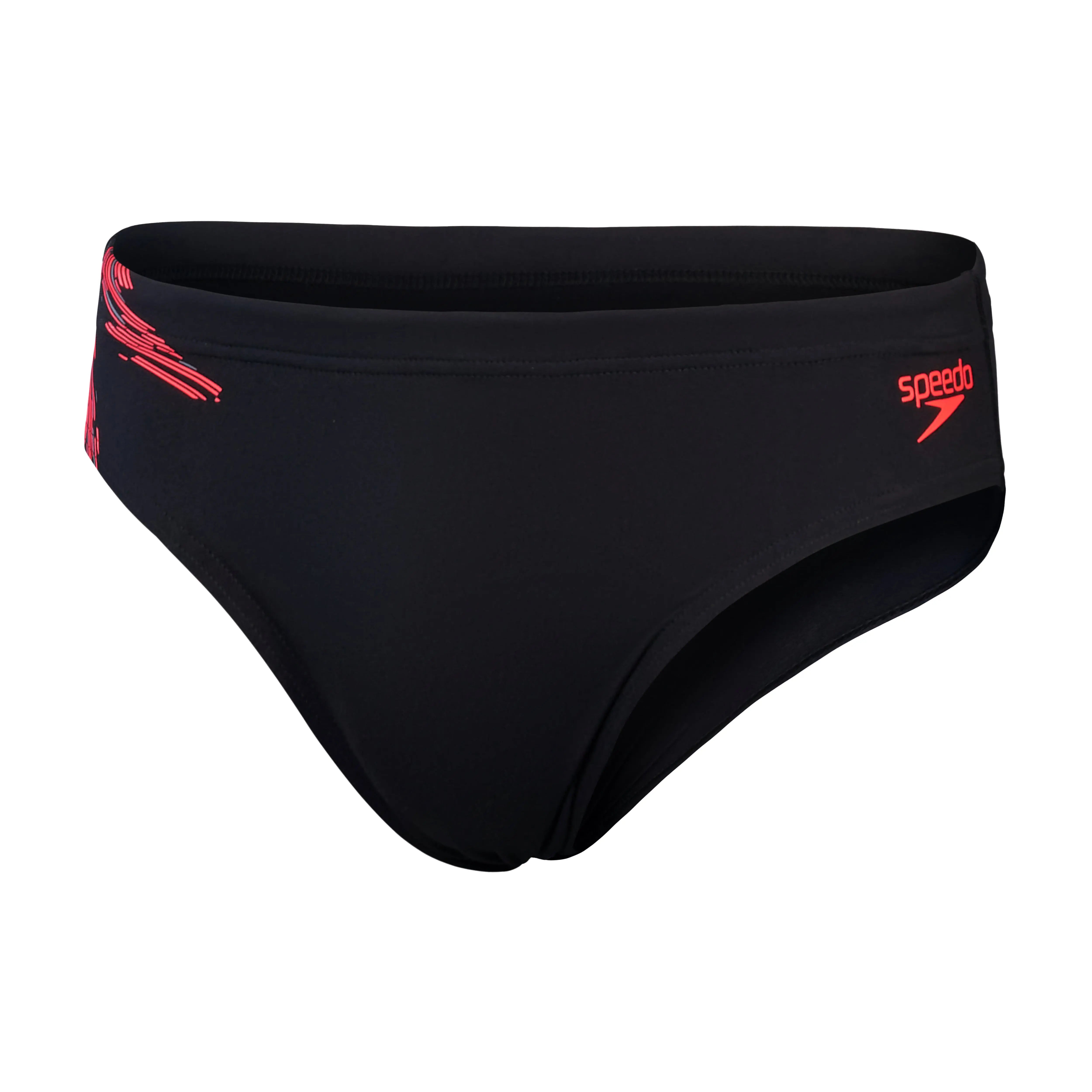 Speedo M Swim-Brief Eco+ 7cm Tech Panel Black/Red 38