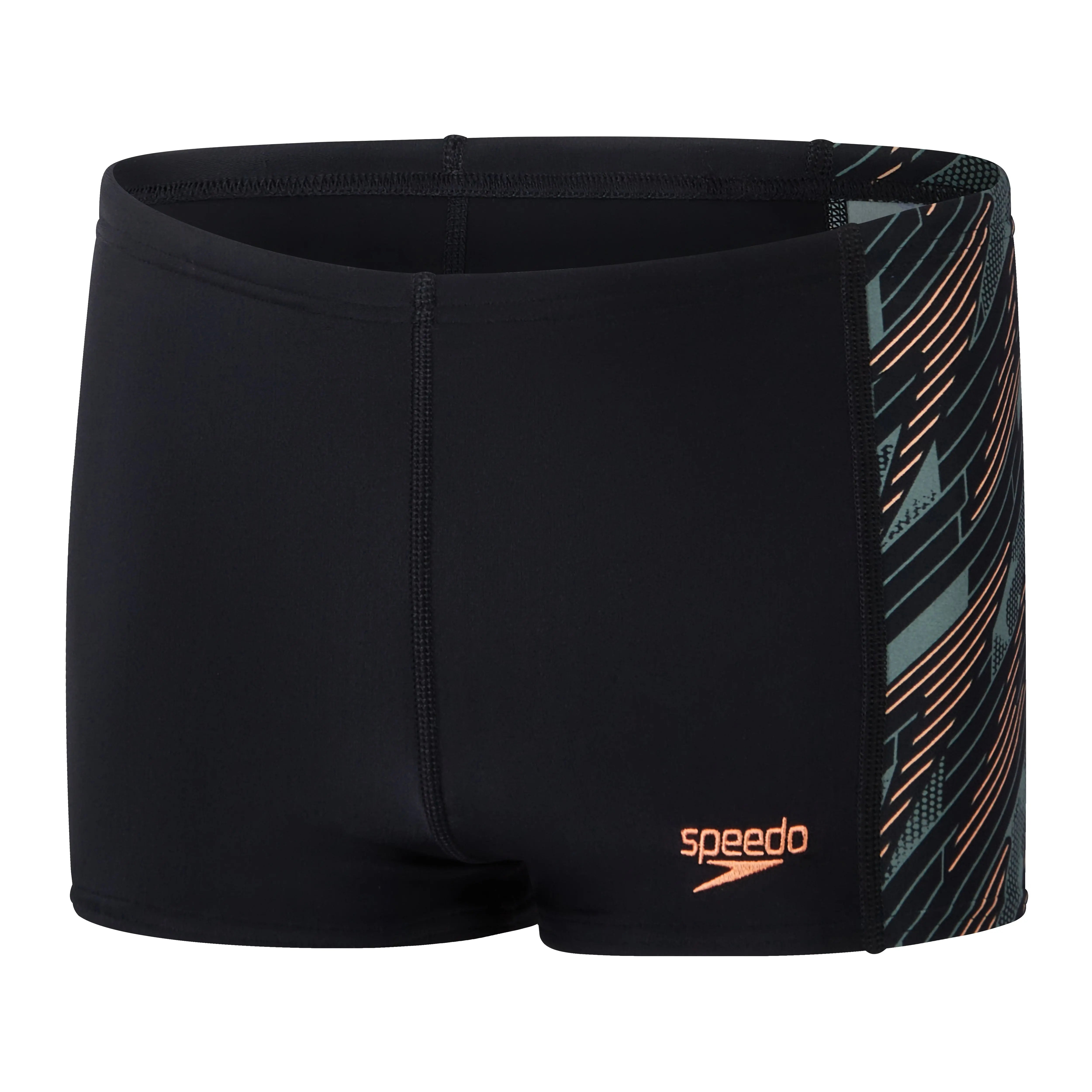 Speedo B Aquashort Eco Hyperboom Panel Black/green 128