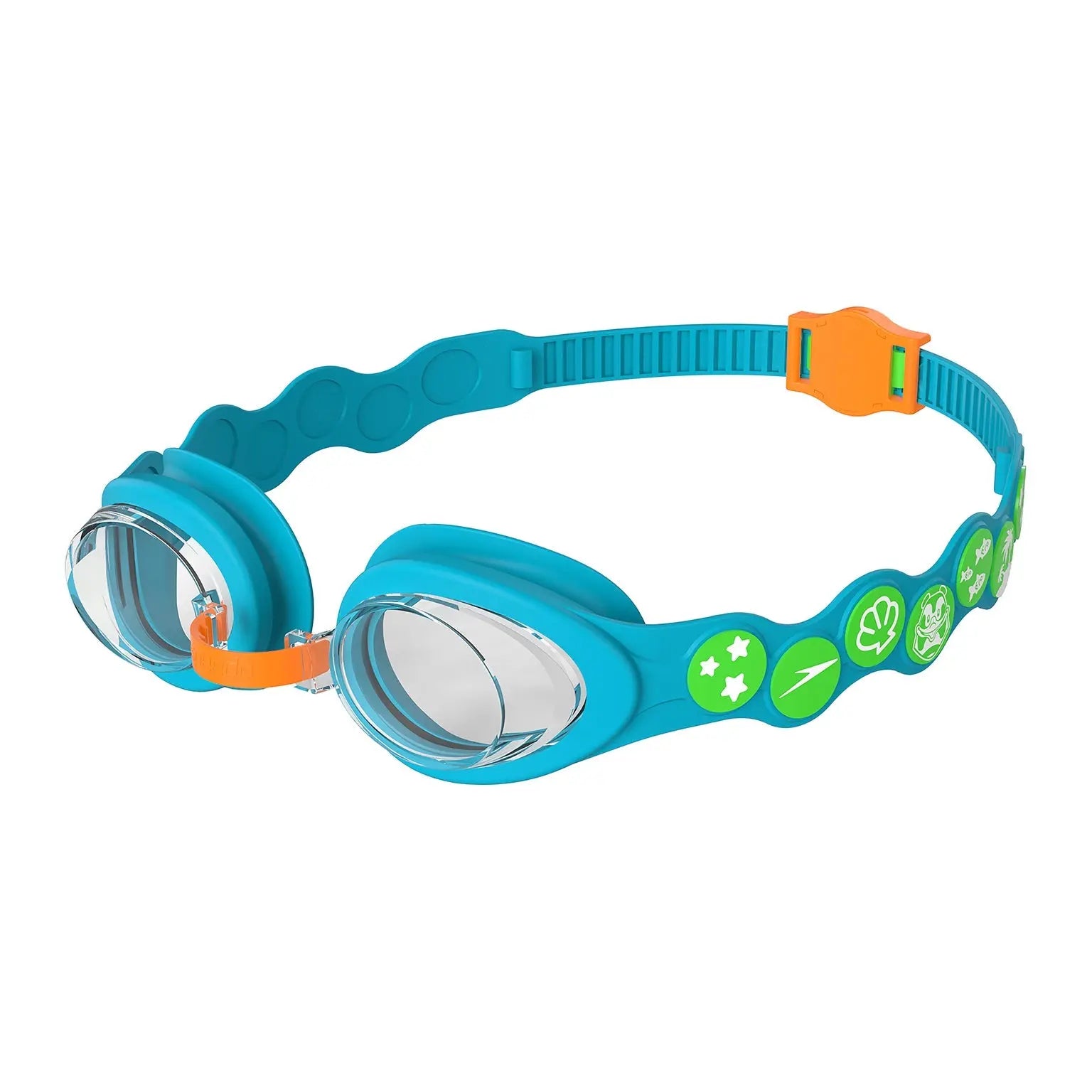 Speedo zwembril Infant Spot Blauw/Oranje/Groen