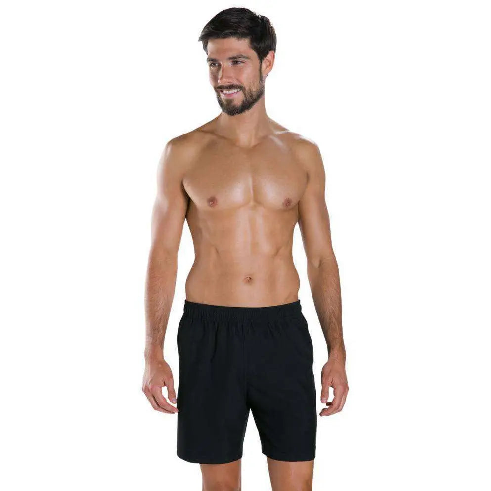 Speedo M Beach-Short Check Trim Leisure 16" Zwart 32