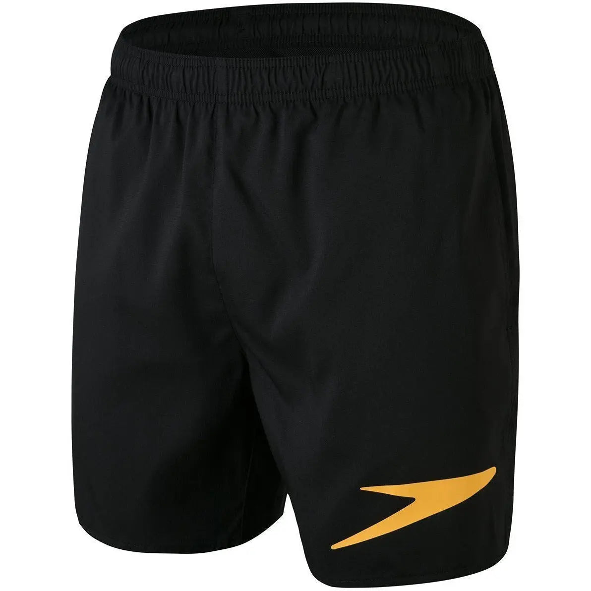 Speedo M Beach-Short Sport Logo 16 Zwart/Oranje 38