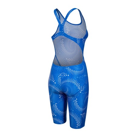 Arena W Swimsuit printed full body black/ team royal F42