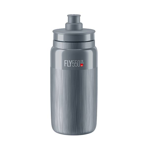 Elite bidon Fly Tex transparant grijs 550ML