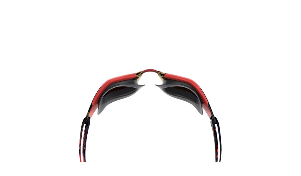 Speedo zwembril Fastskin Hyper Elite Mirrored Autumn Red/Smoke/Crimson Royal