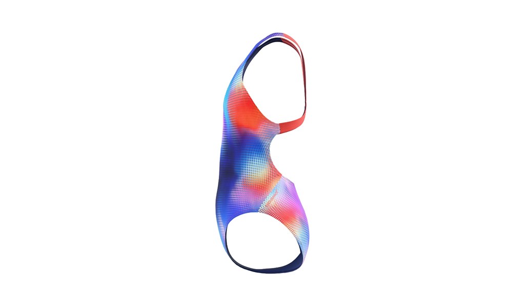 Speedo Print Leaderback Swimsuit