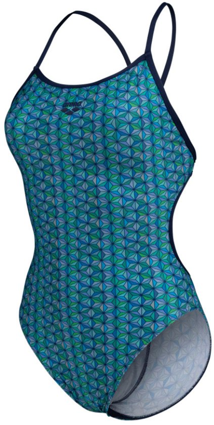 Arena W Swimsuit Starfish lace-back navy/turquoise F34