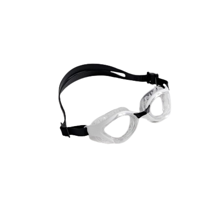 Arena zwembril Air-bold swipe clear-white-black