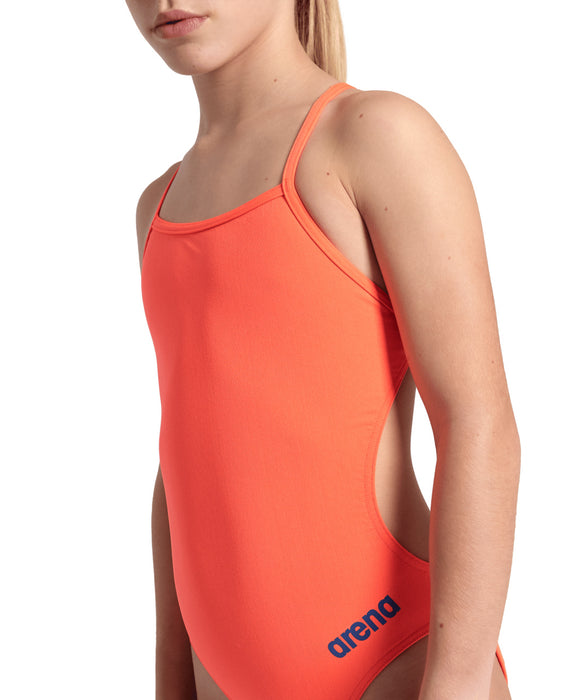 G Team Swimsuit Challenge Solid bright coral