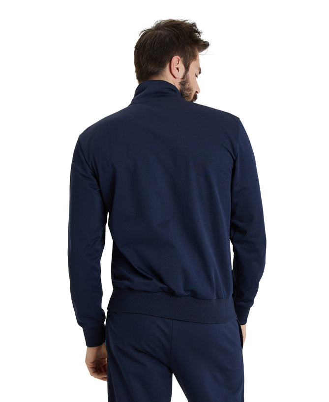 Team Jacket Panel Knitted Poly navy