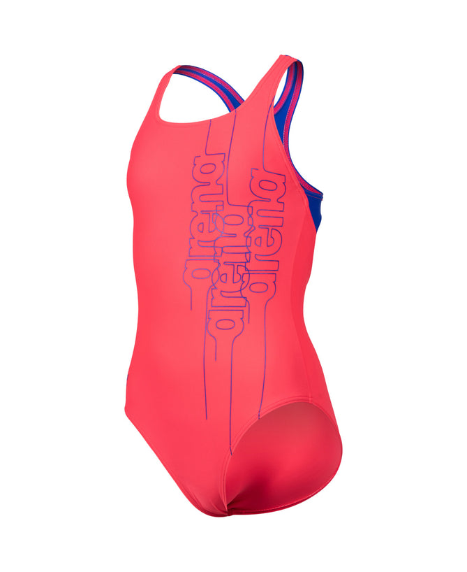G Swimsuit Pro Back Graphic fluo-red-neon-blue