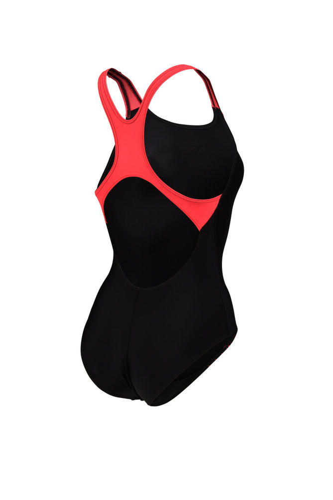 W Dreamy Swim Pro Back black-fluo-red
