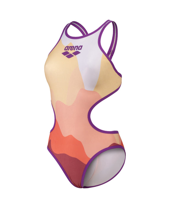 W One Morning Light Swimsuit Tech Back purple-rose