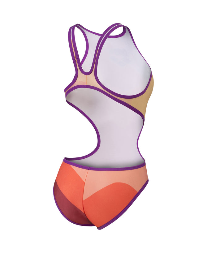 W One Morning Light Swimsuit Tech Back purple-rose