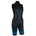 Aquaskin Shorty V3 - Wetsuit - Dames - Zwart/Blauw
