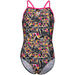G Swimsuit Lightdrop Back Allover - rose-black-multi