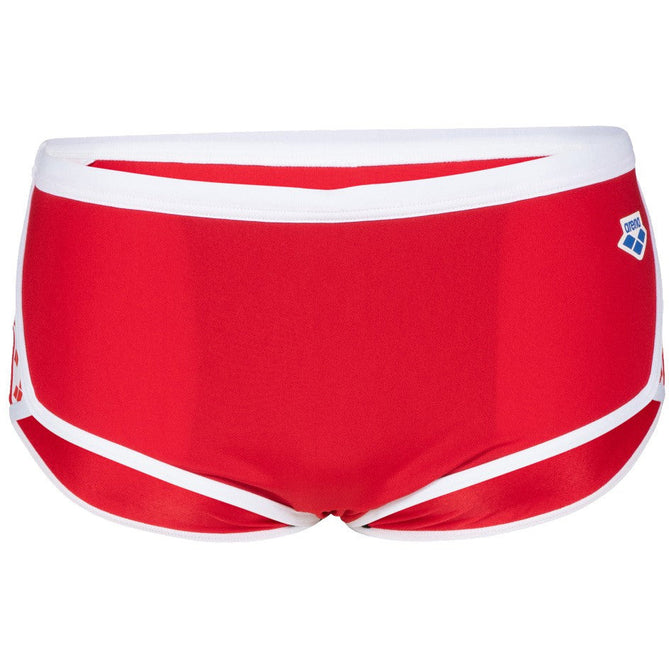 M Icons Swim Low Waist Short Solid red-white