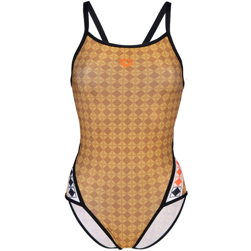 W 50Th Gold Swimsuit Super Fly Back gold-multi-black