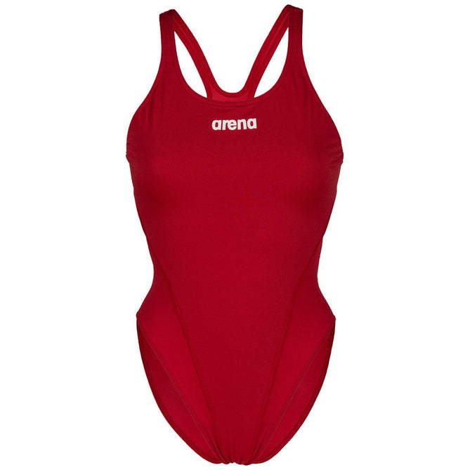 W Team Swimsuit Swim Tech Solid red-white