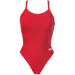 W Team Swimsuit Challenge Solid red-white