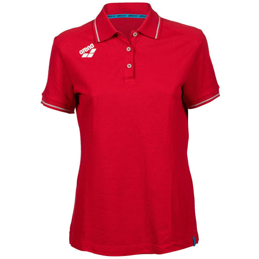W Team Poloshirt Solid Cotton red