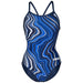 W Swimsuit Lightdrop Back marbled-navy-navymulti