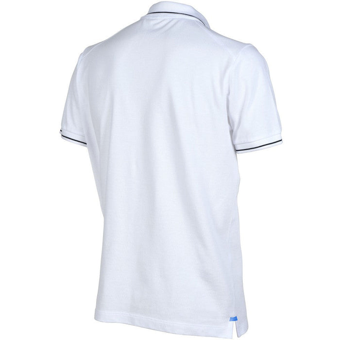 Team Poloshirt Solid Cotton white
