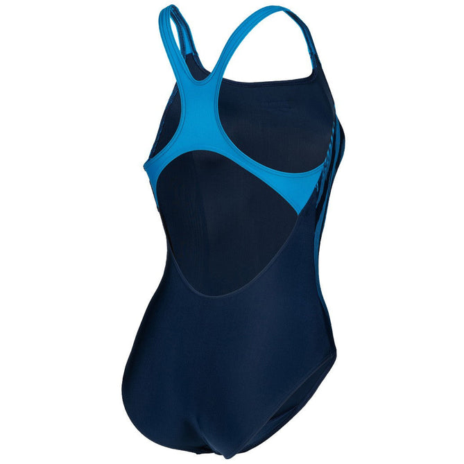 W Swim Pro Back Graphic navy-turquoise