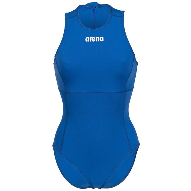 W Team Swimsuit Waterpolo Solid royal-white