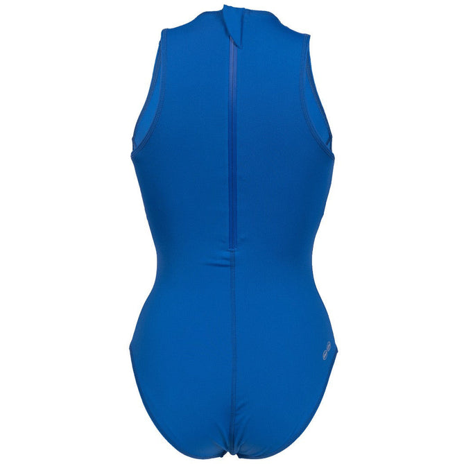 W Team Swimsuit Waterpolo Solid royal-white