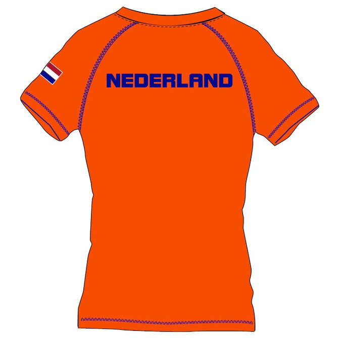 W Nederland Signature SS Tee orange
