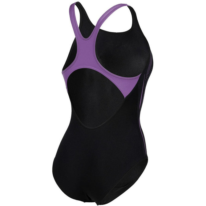 W Swimsuit Swim Pro Back Graphic black-lavanda