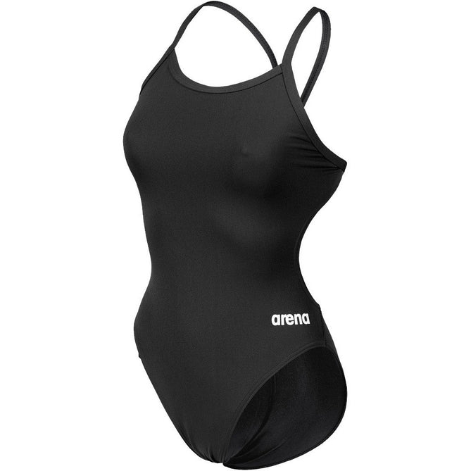 W Team Swimsuit Challenge Solid black-white