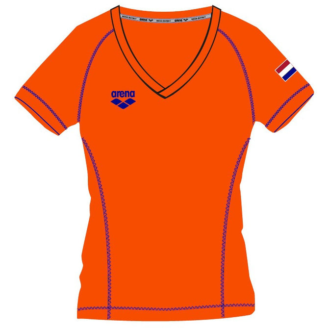 W Nederland Signature SS Tee orange